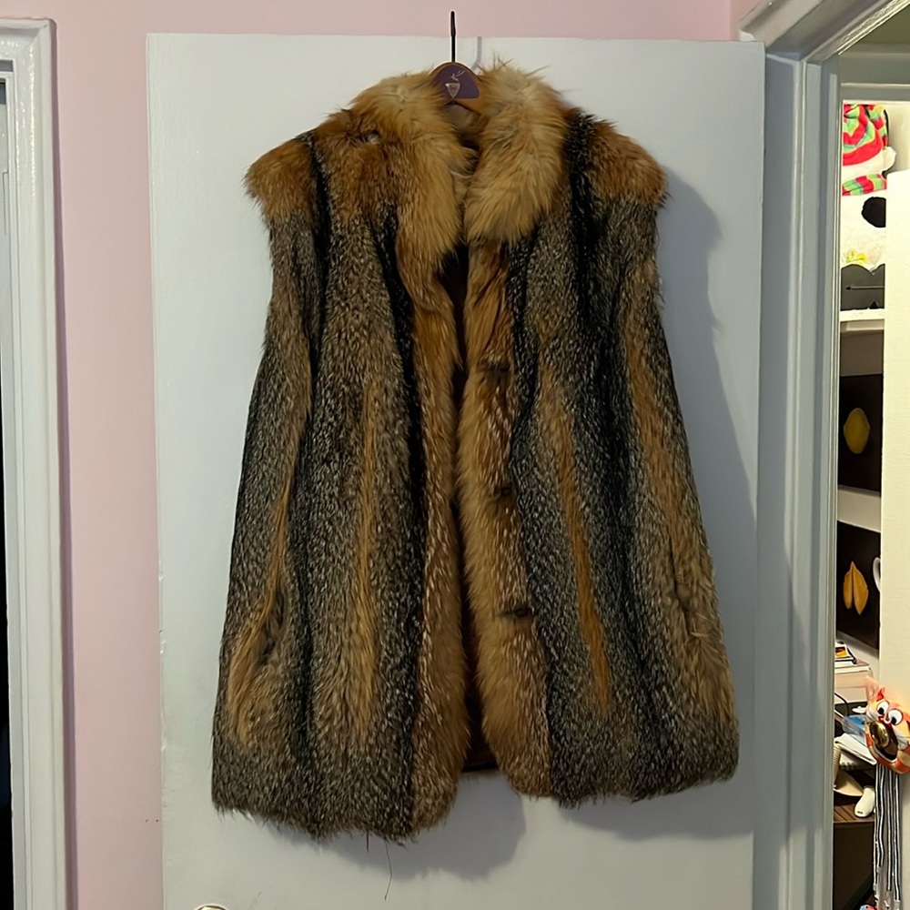 Handmade fur vest